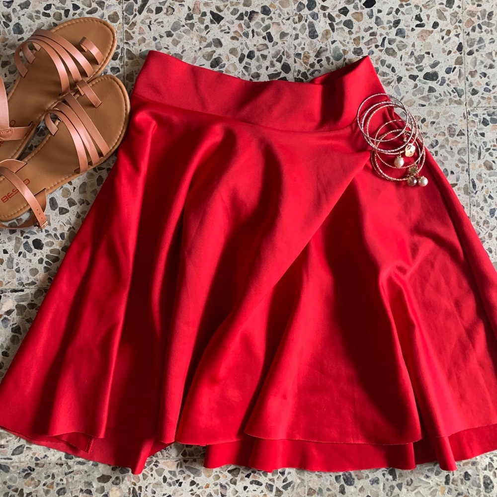 Red skirt/Falda Roja